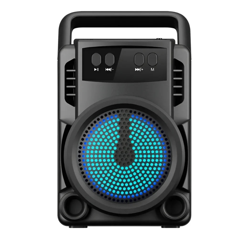 Portable Bluetooth Sound Box with LED USB FM Radio and SD Musica