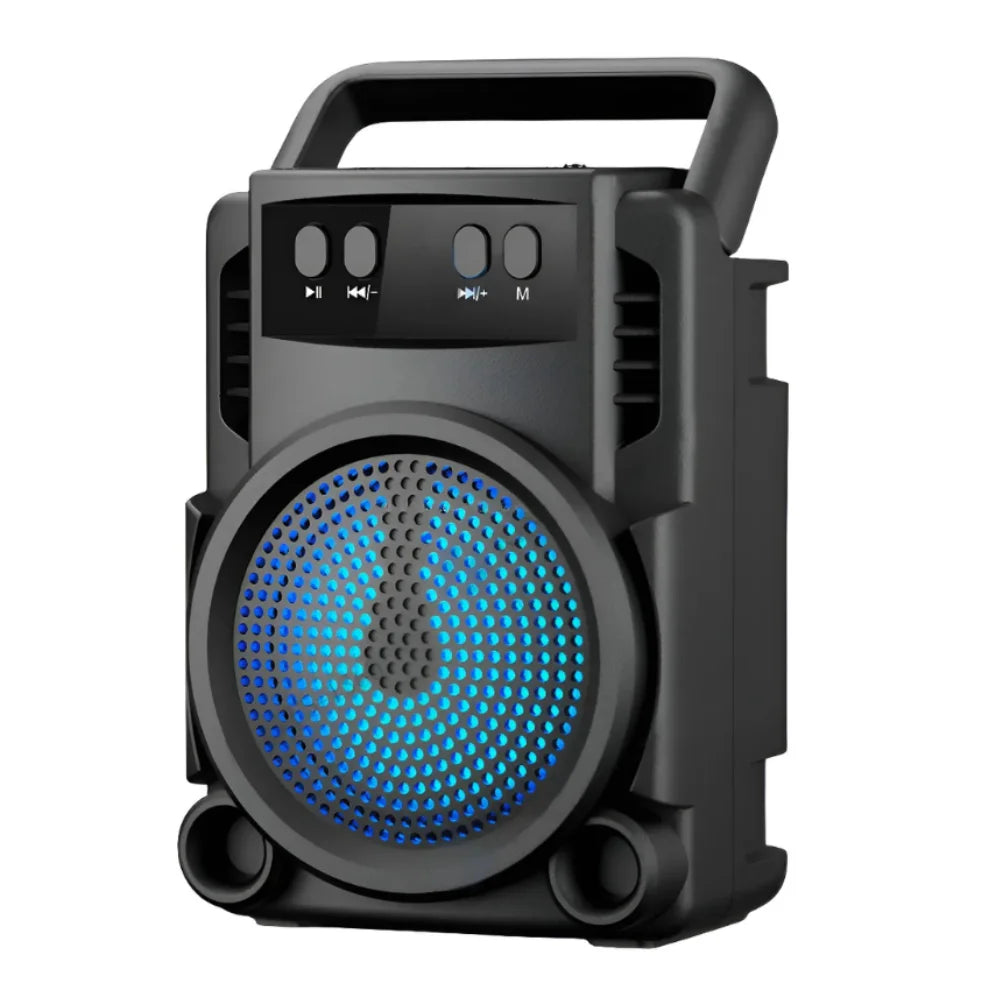 Portable Bluetooth Sound Box with LED USB FM Radio and SD Musica