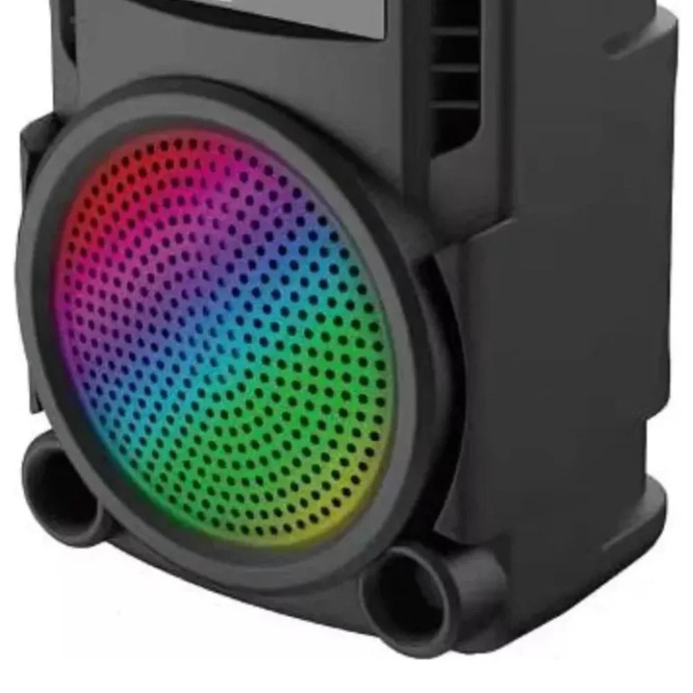 Portable Bluetooth Sound Box with LED USB FM Radio and SD Musica