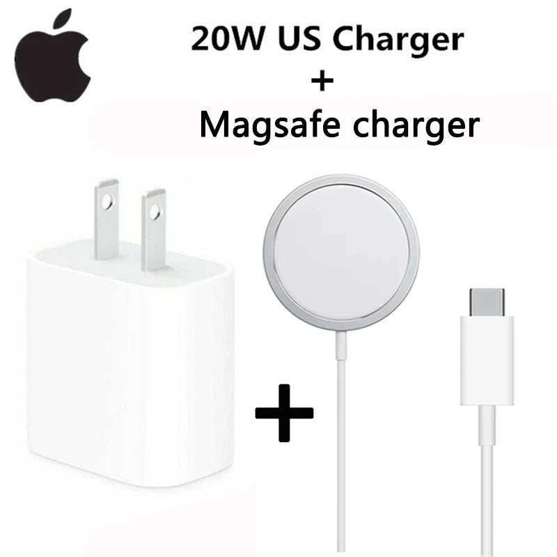 2026 Original 20W USB-C Power Adapter For iphone 17 16 15 mini Pro Max Type C fast charger for Apple Cable for iPhone 14 13 Plus