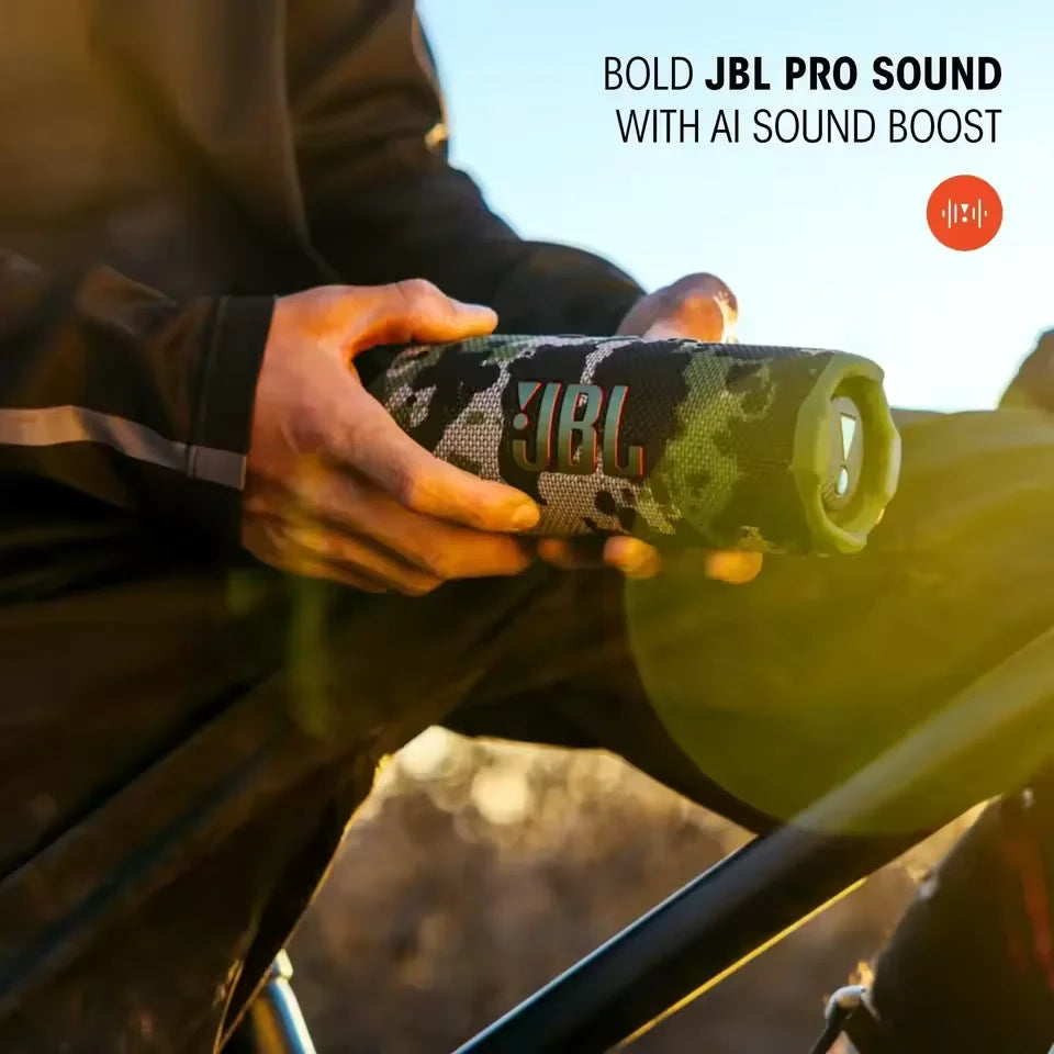 JBL Flip 7 Waterproof Bluetooth Speaker - Mini HiFi Stereo Sound System with Powerful Bass IP68 Wireless Portable