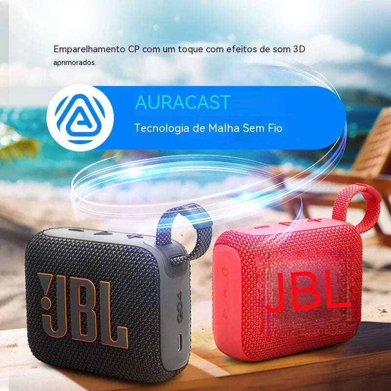 JBL GO4 Speaker with Enhanced Sound Quality, Stereo Effects, and Great Performance for Pop, Rock, and Light Music