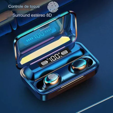 Fone Sem Fio F9-5 - Bluetooth 5.3 - Com Função Power Bank