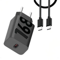 168W Charger for Cell Phones with Type-C Connector