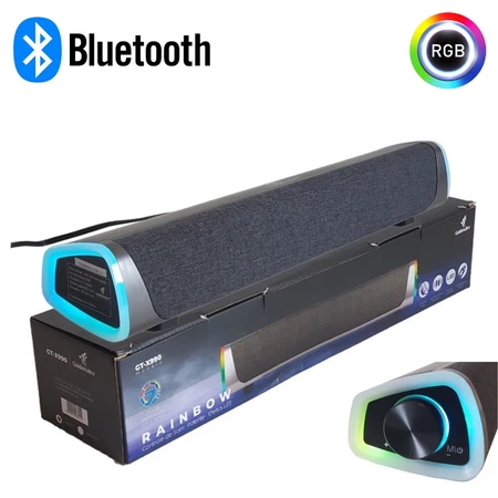 Soundbar Caixa de Som PC Bluetooth RGB