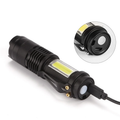 Mini Tactical Flashlight Led And Zoom USB Rechargeable Strong Light