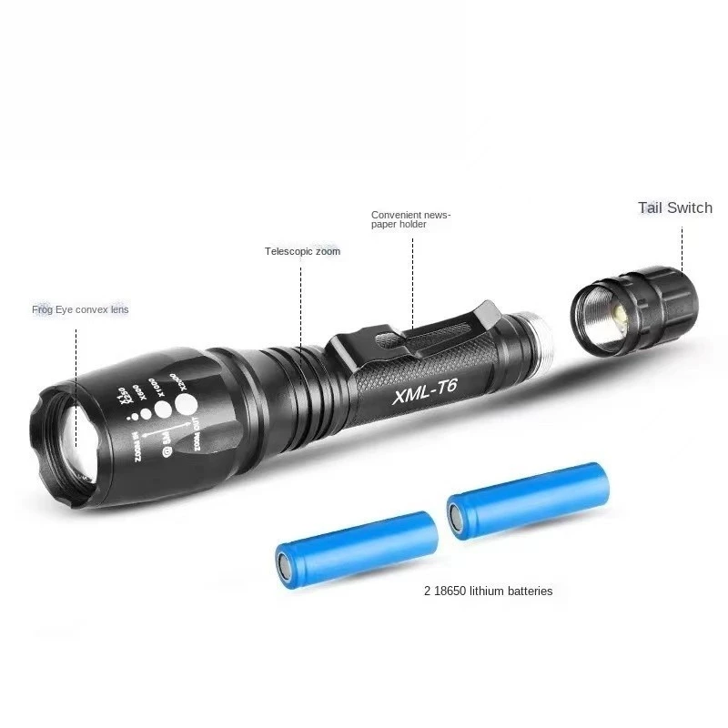 Lanterna Tatica Policial Militar 88000W Muito Forte 2